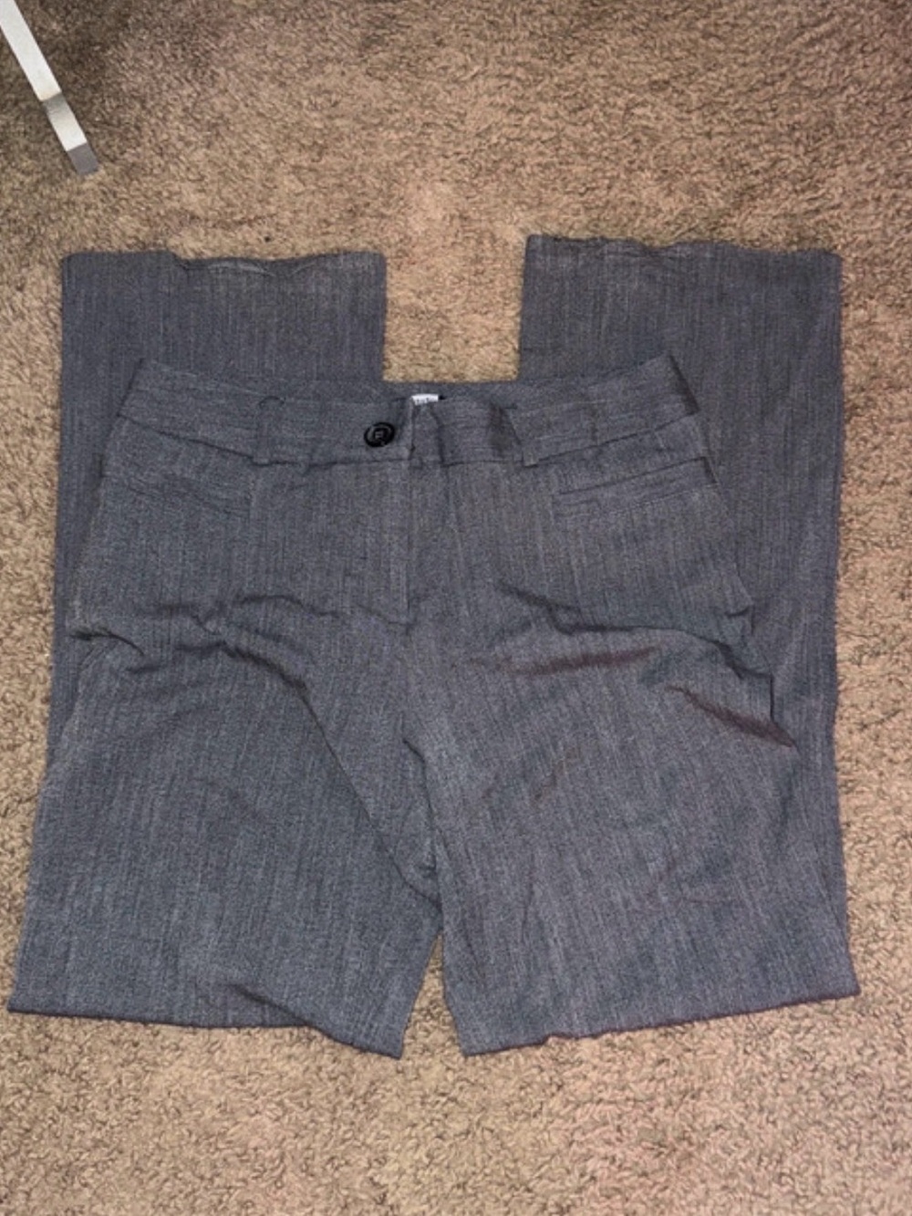 Women’s Gray Pinstripe Dress Pants